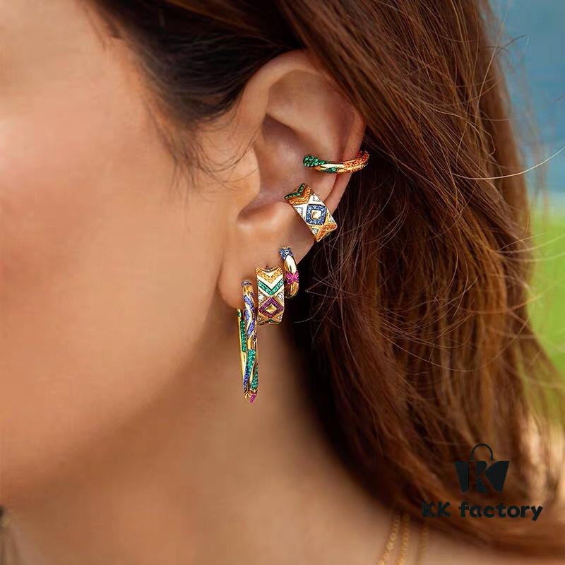 APM Monaco Ear Cuff Cartilage Clip, Stylish and Minimalist Design, Perfect Match for Any Look, Ideal Gift for Girlfriend or Valentine