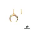 692fecc199f2d84055c8cf2f APM Monaco Colorful Tribe Earrings - Geometric Stylish Fashion Multi-match Design
