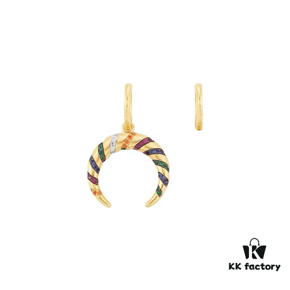 692fecc199f2d84055c8cf2f APM Monaco Colorful Tribe Earrings - Geometric Stylish Fashion Multi-match Design
