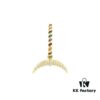 APM Monaco Colorful Tribe Single Earring – Geometric and Stylish, Wear Two Ways