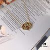 APM Monaco Colorful Tribal Style Oval Necklace for Women, Multicolored Bead Retro Mysterious Pendant Neck Chain 8335110