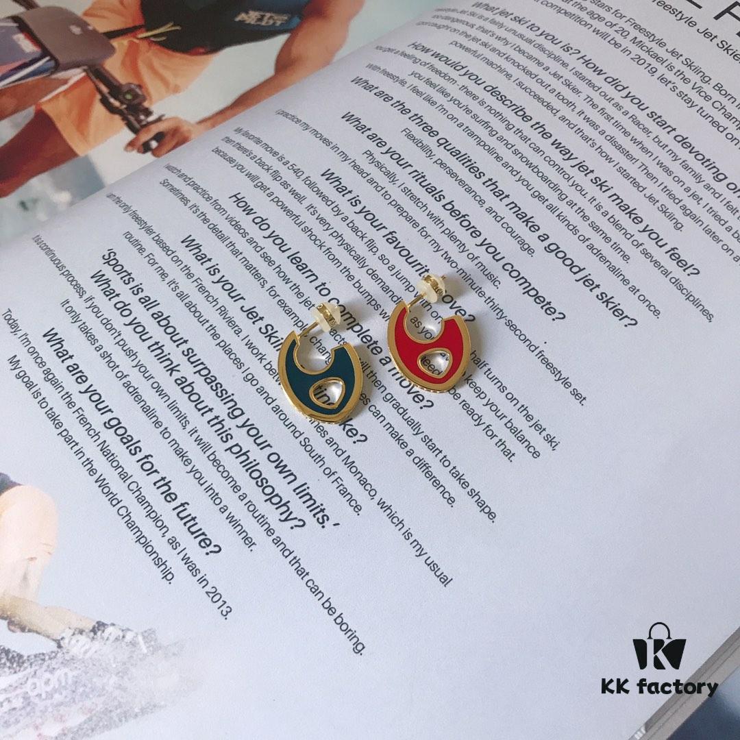 692fecd999f2d84055c8cf59 APM Monaco Single Franc Stud Earring - Fashionable, Trendy, and Vintage-Inspired