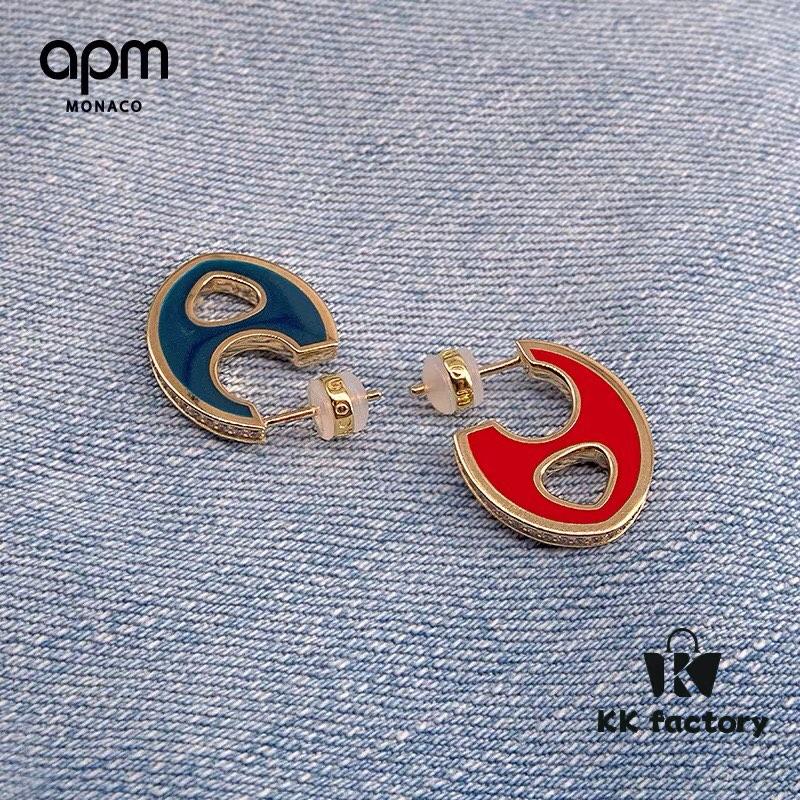 692fecdf99f2d84055c8cf69 APM Monaco Single Franc Stud Earring - Fashionable, Trendy, and Vintage-Inspired