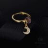 692feced99f2d84055c8cf87 APM Monaco Single Heart Moon Earring - Stylish and Trendy, Ins-style Cool and Minimalist Design