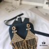 APM Monaco Triangle Tassel Earrings, Stylish and Trendy Women's Jewelry, Perfect Gift Choice
