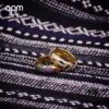 692fed2d99f2d84055c8d00b November New Arrival 🌟 APM Monaco Colorful Tribal Large Ring, Gold-Tone Fashion Stylish Statement Index Finger Ring