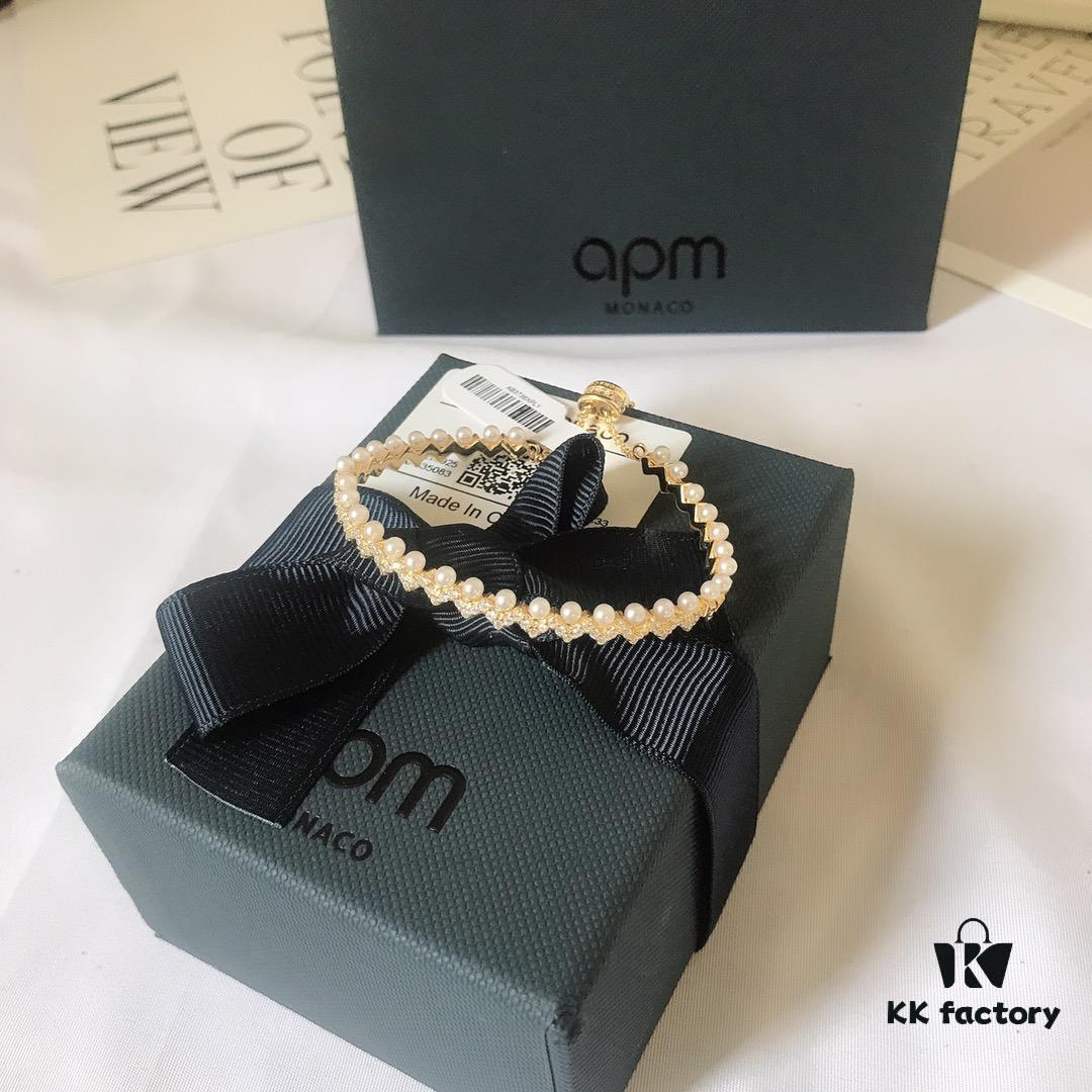 692fed3c99f2d84055c8d025 APM Monaco Wave Pearl Bracelet, Stylish and Trendy Unisex Design, Perfect Gift for Girlfriend or Loved One