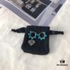 692fed3d99f2d84055c8d029 APM Monaco Asymmetrical Turquoise Pearl Openwork Heart Stud Earrings with Crystal-Inlaid Turquoise Earrings
