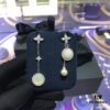 APM Monaco White Shell Bracelet and Earrings Set, Stylish and Trendy, Minimalist Fashion Design, Perfect Match for Casual and Elegant Looks