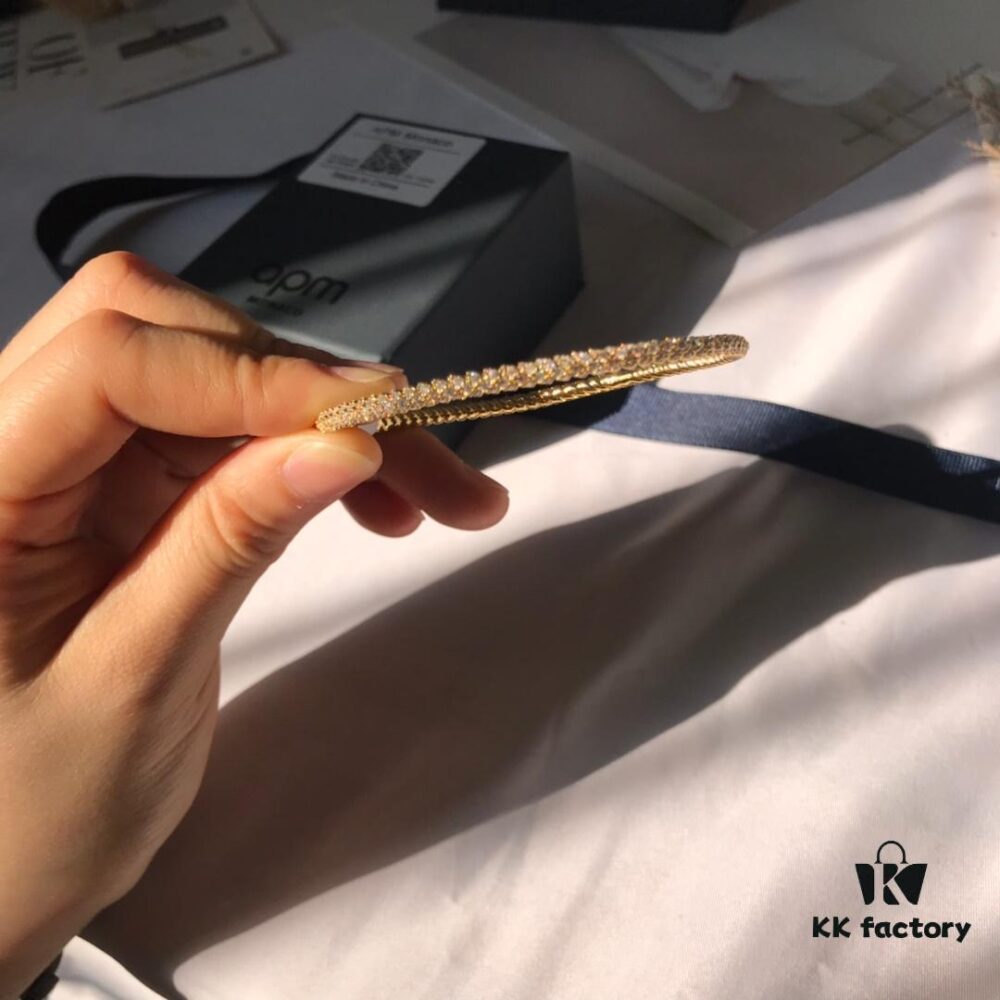 692fed5599f2d84055c8d054 Original New Launch 💗 APM Monaco Twisted Rope Diamond-Paved Bracelet, Stylish and Trendy, Versatile and Fresh Design