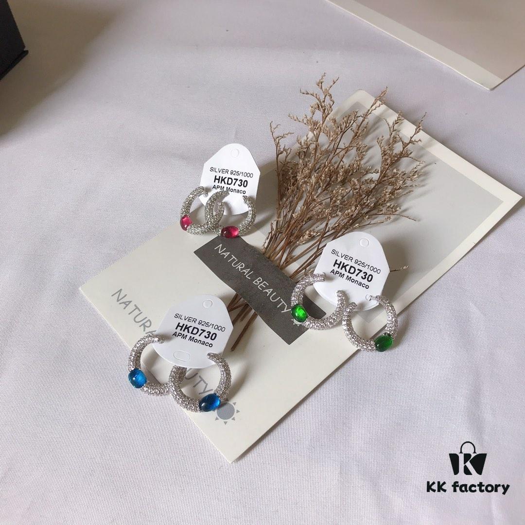 692fed6499f2d84055c8d072 APM Monaco Candy Earrings Studs, Stylish and Minimalist Design, Perfect Gift for Girlfriend or Valentine