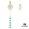 692fed8099f2d84055c8d0a8 APM Monaco Large Hoop Earrings, Trendy and Stylish Hook Drop Earrings