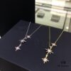 692fed8d99f2d84055c8d0c4 APM Monaco Hexagram Necklace with Crystals, Triple and Double Shooting Stars Pendant, Delicate Collarbone Chain, Elegant and Minimalist Design, Versatile and Stylish