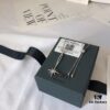 692fed8f99f2d84055c8d0c9 APM Monaco Union Flag Necklace and Earrings Set, Original Stylish Minimalist Fresh Fashion Jewelry, Perfect Gift for Girlfriend or Valentine