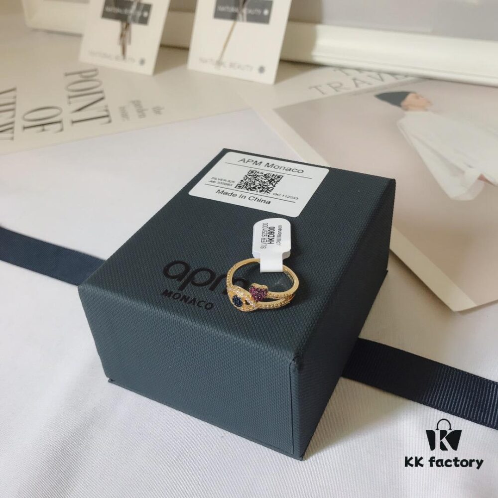 APM Monaco Evil Eye Ring, Stylish and Trendy Fashion Statement Piece