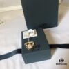 APM Monaco Gold-Tone Scarab Asymmetrical Earrings for Women, Pearl Earrings, Vintage Style Dangle Earrings