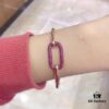 692fedae99f2d84055c8d105 APM Monaco Geometric Love Lock Silver Bracelet, Stylish Women's Fashion Jewelry