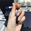 692fedba99f2d84055c8d11a APM Monaco Black Silver Yellow Diamond-Encrusted Ring, Wide Band Minimalist Fashion Ring, Unisex Cool and Stylish, Trendy Korean Style, Versatile Design