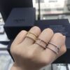 692fedc799f2d84055c8d130 APM Monaco Pink Gold Golden Silver Ring, Couple's Personalized Band Ring, Women's Ring