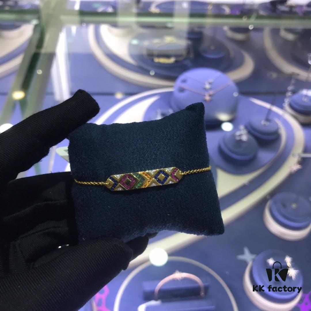 692fedd699f2d84055c8d149 APM Monaco Colorful Striped Bracelet for Women, Geometric Design Elegant Fashion Couple Bangle Jewelry Gift 86646100