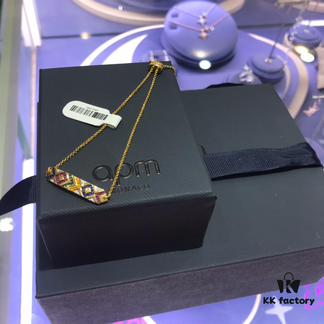 692fedd799f2d84055c8d14d APM Monaco Colorful Striped Bracelet for Women, Geometric Design Elegant Fashion Couple Bangle Jewelry Gift 86646100
