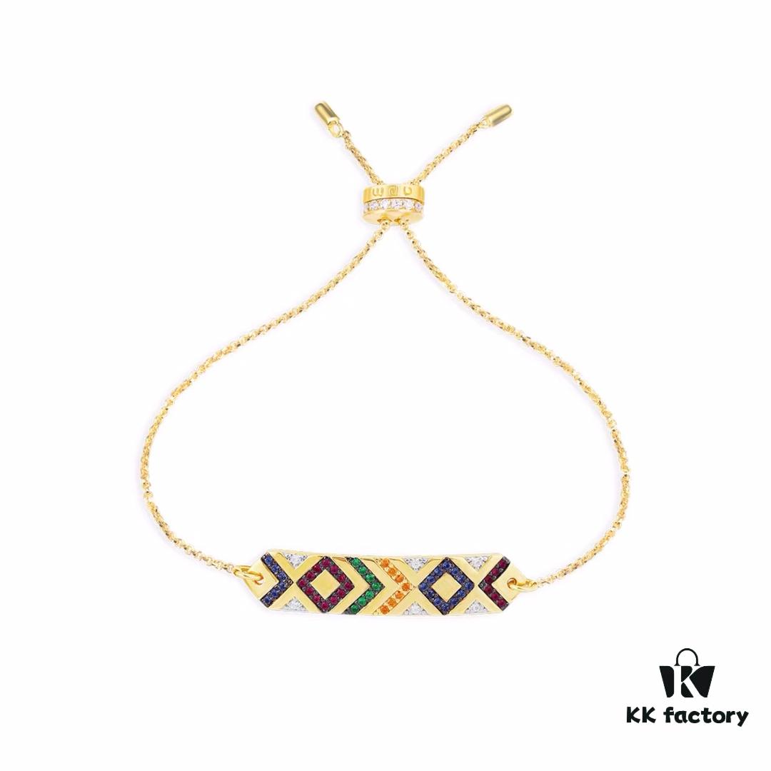 692fedda99f2d84055c8d152 APM Monaco Colorful Striped Bracelet for Women, Geometric Design Elegant Fashion Couple Bangle Jewelry Gift 86646100
