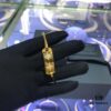 APM Monaco Golden Diamond-Paved Star Bracelet, New Dual Shooting Star Bangle