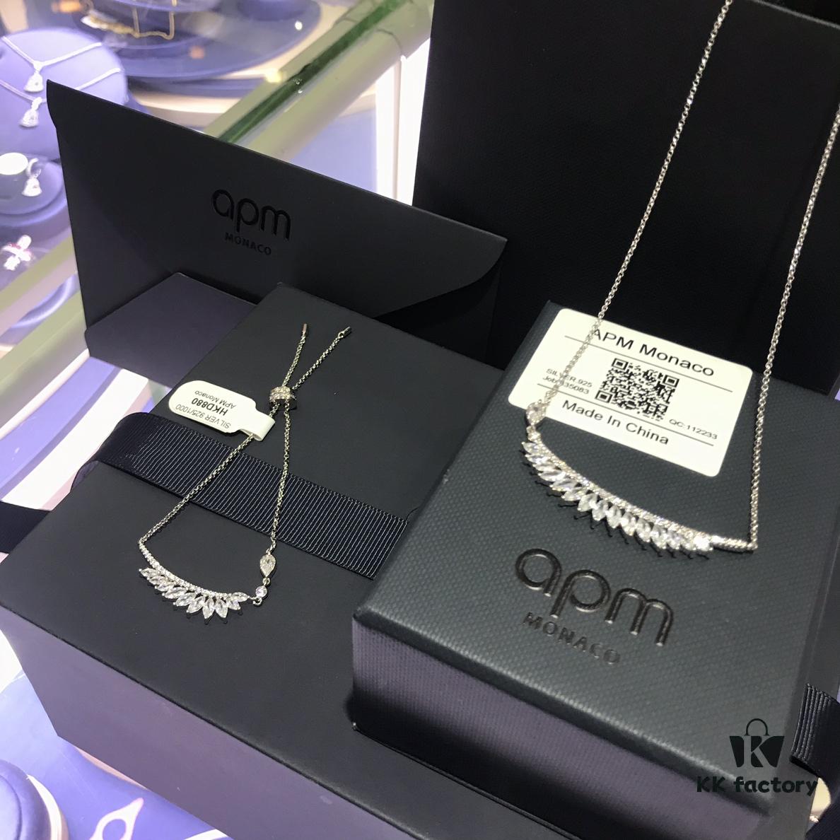 APM Monaco Droplet Series Necklace 85558085 and Bracelet 85545080