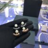 692fedec99f2d84055c8d17b APM Monaco Crystal-Encrusted Zigzag Eyelash Stud Earrings with Freshwater Pearl, Detachable Two-Way Design