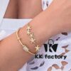 692fedf199f2d84055c8d186 APM Monaco Classic Ocean Life Golden Multi-Starfish Bracelet, Elegant European and American Style Jewelry for Women