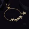 692fedf399f2d84055c8d189 APM Monaco Classic Ocean Life Golden Multi-Starfish Bracelet, Elegant European and American Style Jewelry for Women