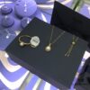 APM Monaco White Pearl Collection Necklace 0668085 Ear Drops 0668085