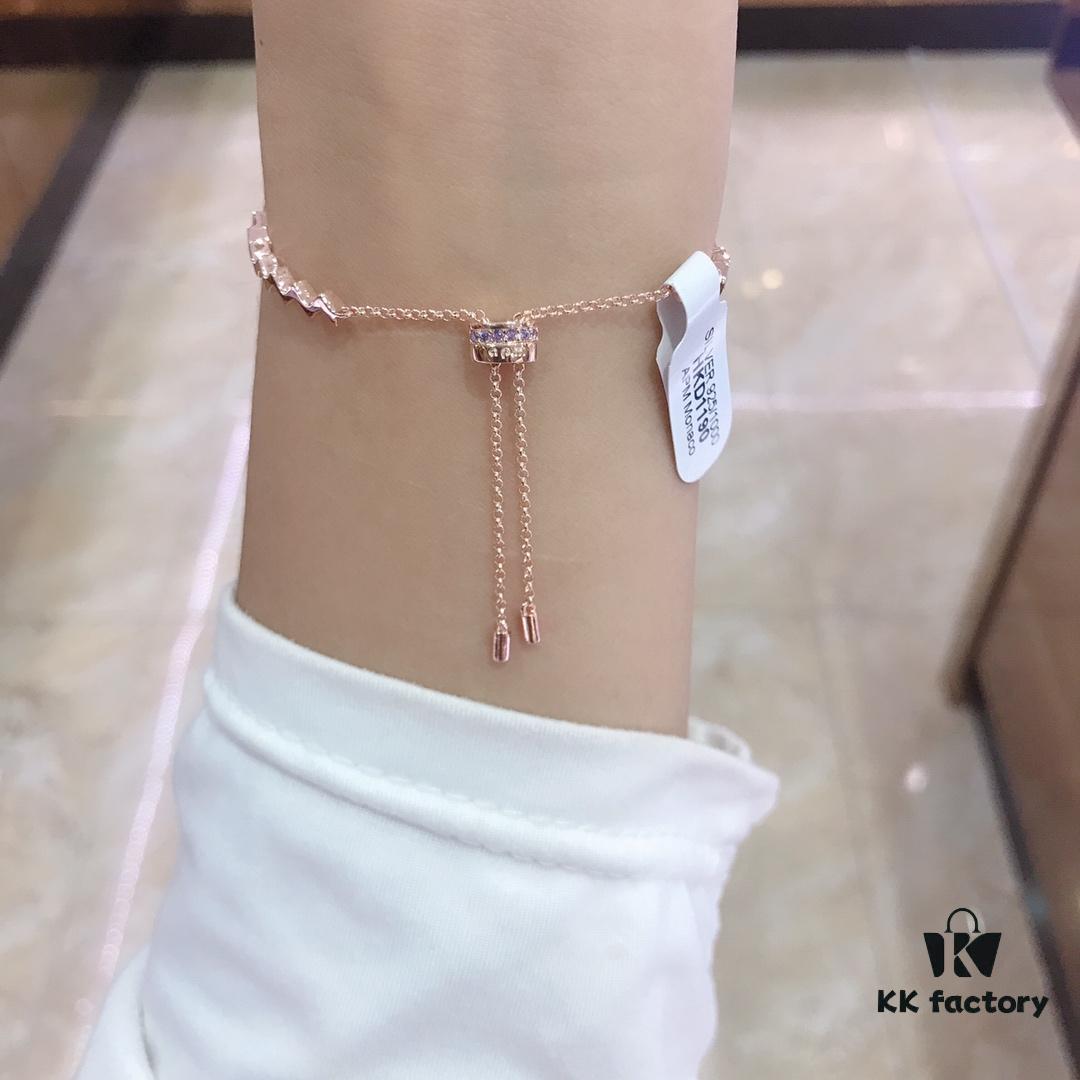 692fee3099f2d84055c8d1f4 APM Monaco Purple Zircon Wave Bracelet, Minimalist and Stylish, Ins-style Fresh and Versatile Design