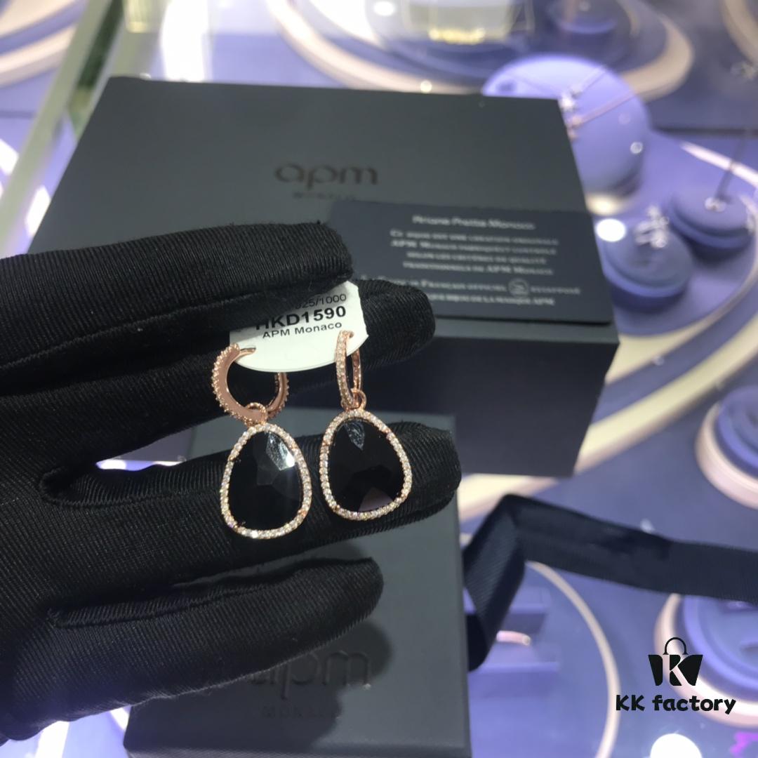 692fee3099f2d84055c8d1f5 APM Monaco White Mother-of-Pearl Earrings for Women, Romantic and Elegant Urban Dangle Earrings 0658095