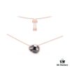 692fee3c99f2d84055c8d20a APM Monaco Crystal White Mother-of-Pearl Necklace for Women, Fashionable Collarbone Chain Accessory for Stylish Best Friends