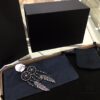 APM Monaco Dreamcatcher Black and Gray Pendant Statement Earrings for Women
