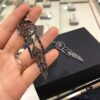 APM Monaco Dreamcatcher Black and Gray Pendant Statement Earrings for Women