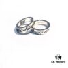 Gucci Ghost Sterling Silver Ring 6mm