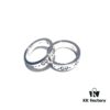 Gucci Ghost Sterling Silver Ring 4mm