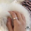 Gucci Ghost Sterling Silver Ring 4mm