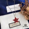 692fee5699f2d84055c8d23c In Stock‼ Gucci 'REAL' Series Sterling Silver Necklace, Unisex Vintage Style, S925 Oxidized Silver Pendant, 37-42cm Adjustable Chain, Official Packaging, Ideal Gift