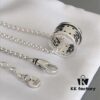 692fee5999f2d84055c8d245 New Arrival 🆕 Gucci GG Hollow Pendant Necklace for Couples, Authentic Silver 925, Approx. 14g, Chain Length 50+5cm