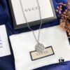 692fee5c99f2d84055c8d24b In Stock‼ Gucci 'REAL' Series Sterling Silver Necklace, Unisex Design, S925 Oxidized Silver, 37-42cm