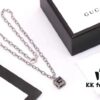 692fee5e99f2d84055c8d250 Gucci Men's Square Hollow G Necklace in Sterling Silver