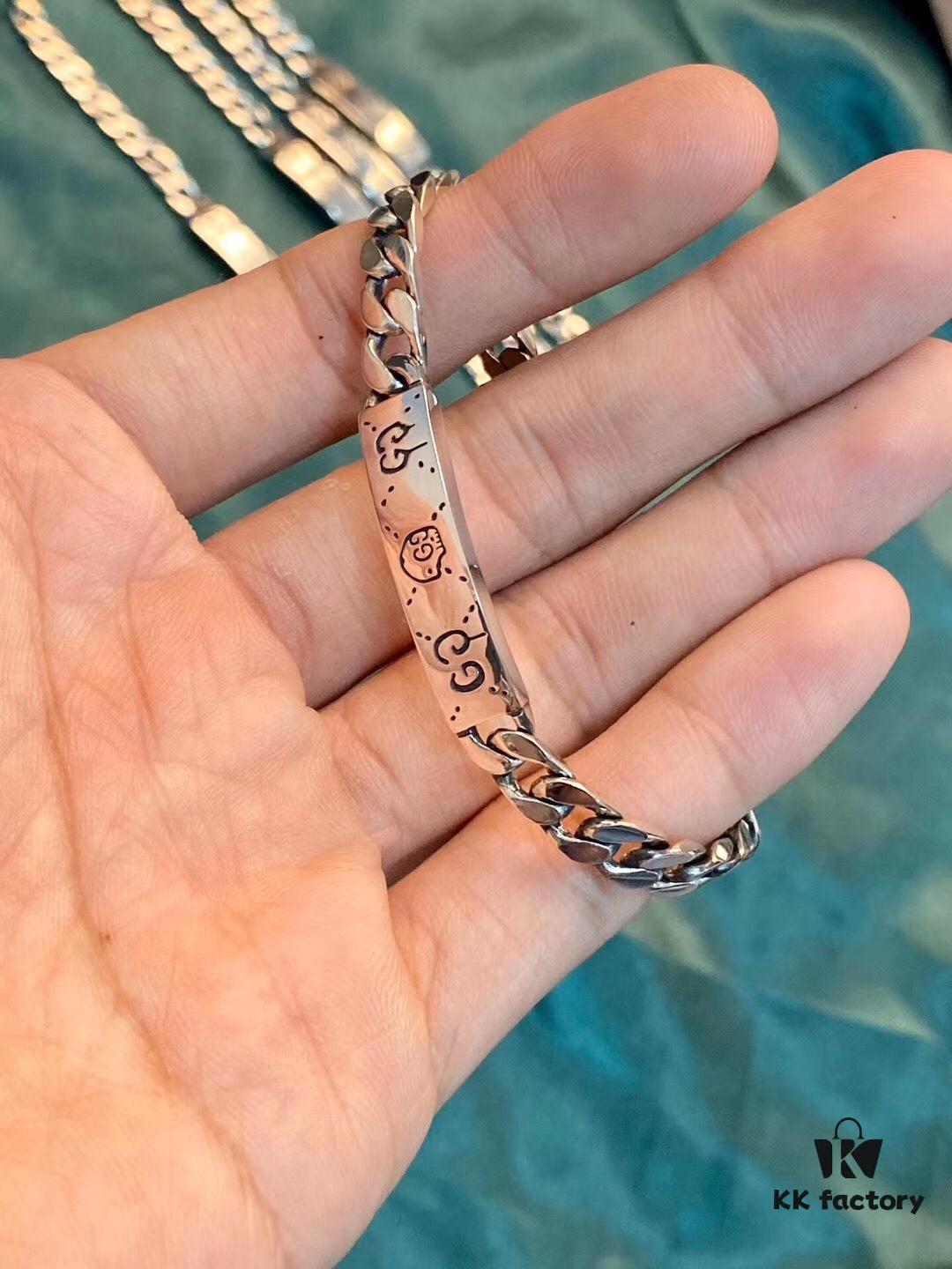 692fee6699f2d84055c8d261 GUCCI Sterling Silver Bracelet - Minimalist and Elegant, Celebrity Style, Trending Hot Item