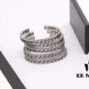 692fee6f99f2d84055c8d270 Gucci Men's and Women's Openwork Square G Design Unisex Bracelet in 925 Silver