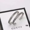 692fee7199f2d84055c8d273 Gucci Men's and Women's Openwork Square G Design Unisex Bracelet in 925 Silver