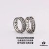 692fee7399f2d84055c8d275 Gucci Square G Pattern Sterling Silver Ring, Full Size Range Available