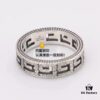 692fee7399f2d84055c8d276 Gucci Square G Pattern Sterling Silver Ring, Full Size Range Available