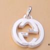 692fee8299f2d84055c8d291 Authentic Replicated Gucci Cactus Classic Double G Necklace, Direct Wax Mold Craftsmanship, 925 Silver Material, Unisex Design, High-Quality Finish